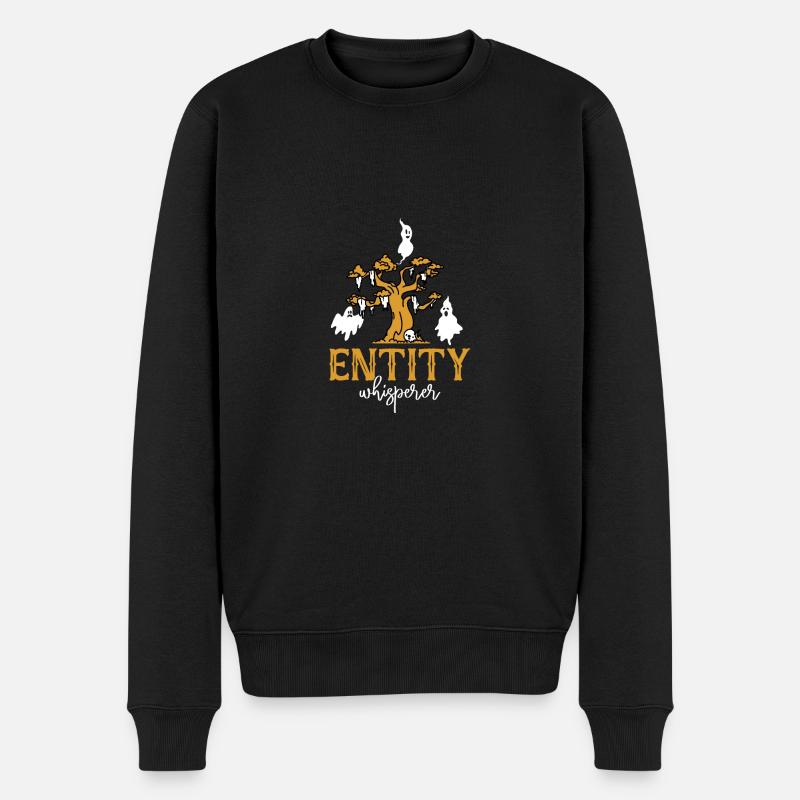 Paranormaler Ermittler Geisterjäger - Männer Premium Bio Pullover - Schwarz