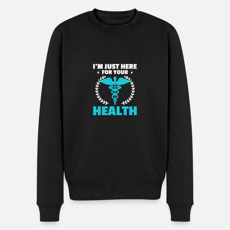 Krankenschwester im Strafvollzug Krankenschwester - Männer Premium Bio Pullover - Schwarz