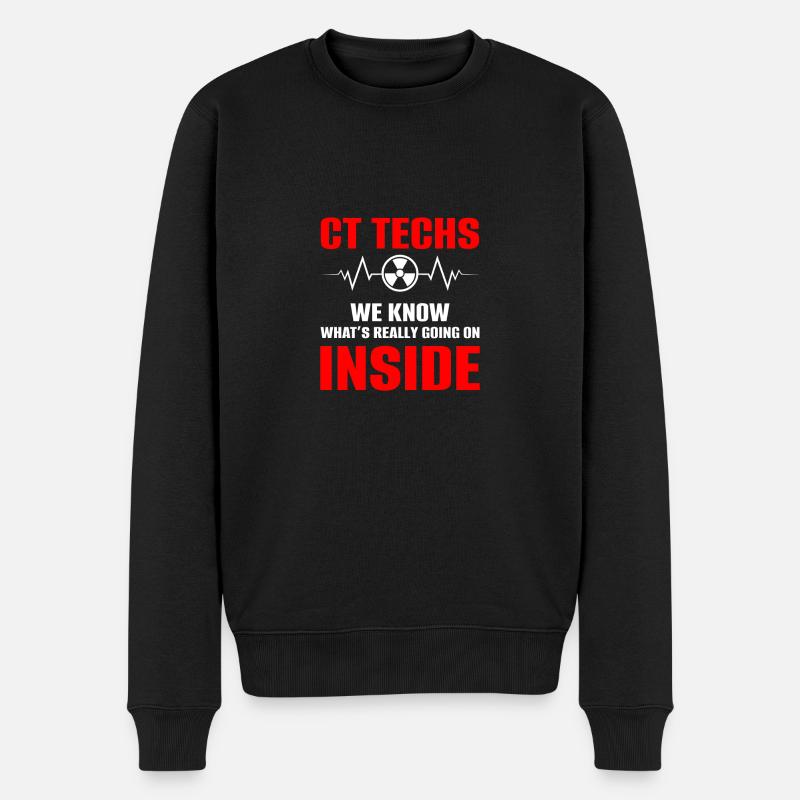 Röntgen CT-Techniker - Männer Premium Bio Pullover - Schwarz