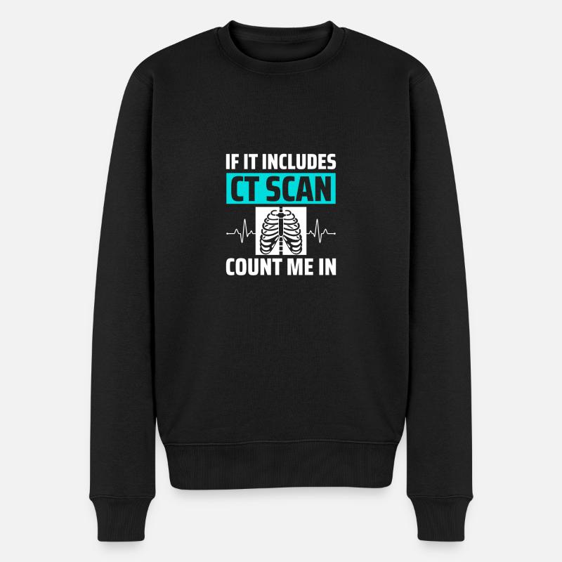 Röntgen CT-Techniker - Männer Premium Bio Pullover - Schwarz