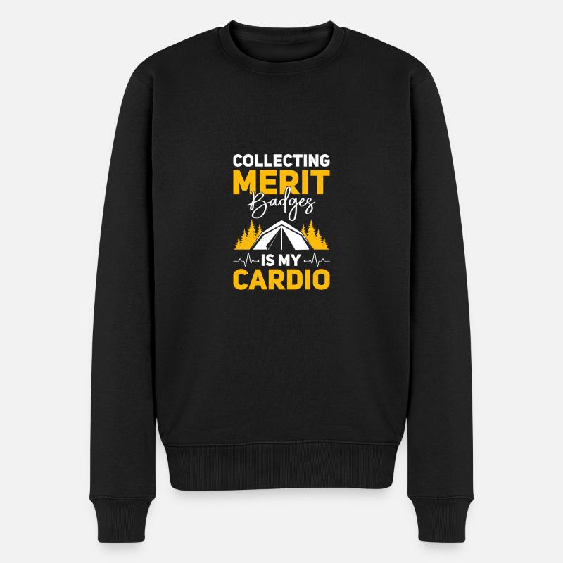 Chef scout - Pull Premium bio Homme - noir