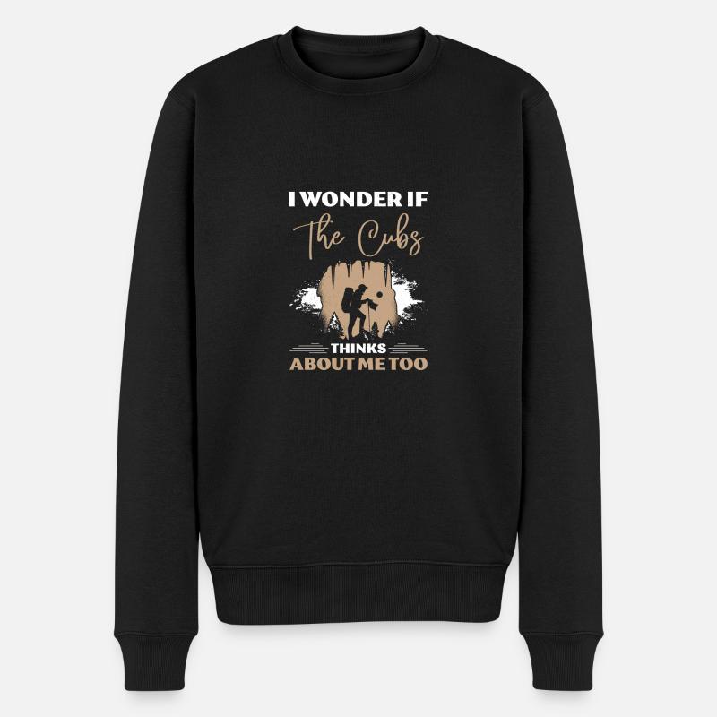 Pfadfinderführer - Männer Premium Bio Pullover - Schwarz