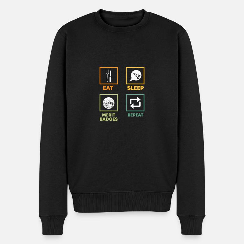 Scouting Scouts - Pull Premium bio Homme - noir