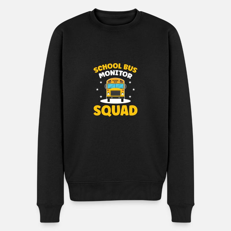 Moniteur d’autobus scolaires - Pull Premium bio Homme - noir