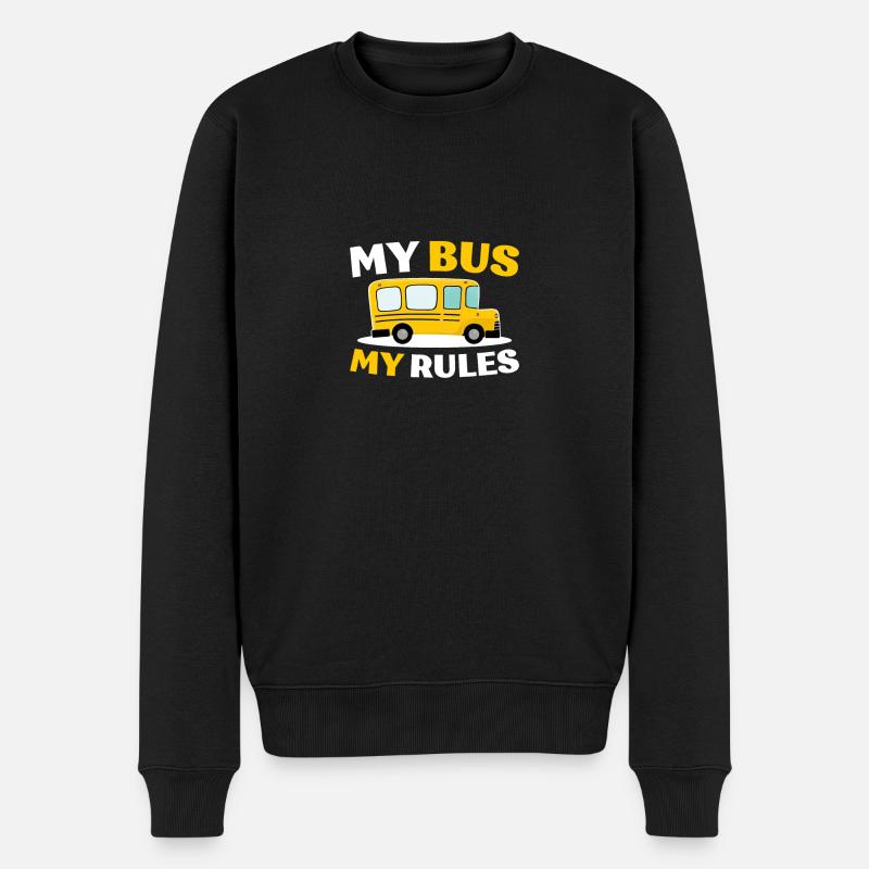 Moniteur d’autobus scolaires - Pull Premium bio Homme - noir