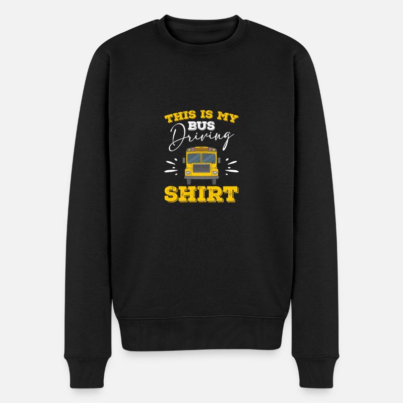 Chauffeur d’autobus Chauffeur d’autobus scolaire - Pull Premium bio Homme - noir