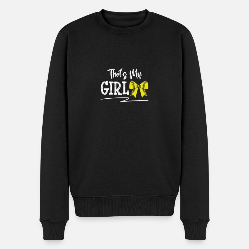 Baseball Softball Maman - Pull Premium bio Homme - noir
