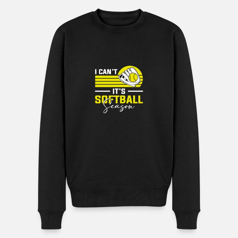 Baseball Softball Maman - Pull Premium bio Homme - noir