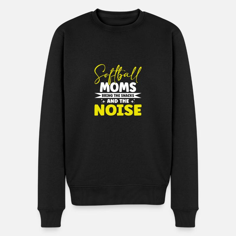 Baseball Softball Maman - Pull Premium bio Homme - noir