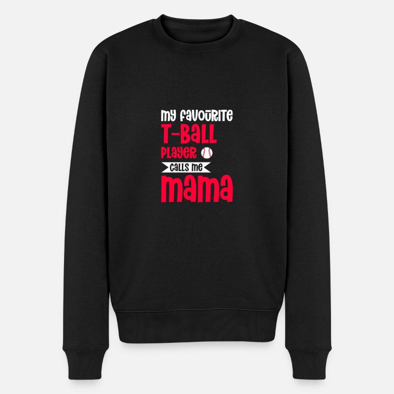 Teeball Tee Ball Tball Maman - Pull Premium bio Homme - noir