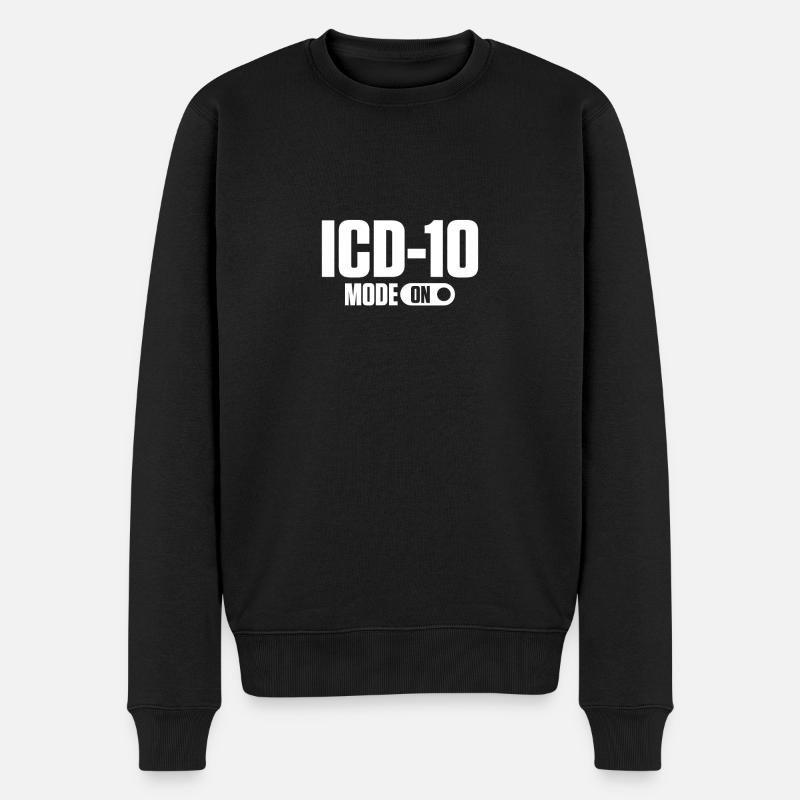 Medical Coding Medical Coders - Men's Premium Organic Jumper - black