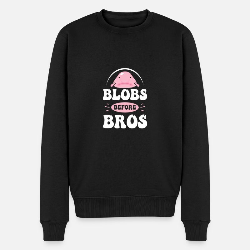 Poisson Blob Poisson Blob - Pull Premium bio Homme - noir