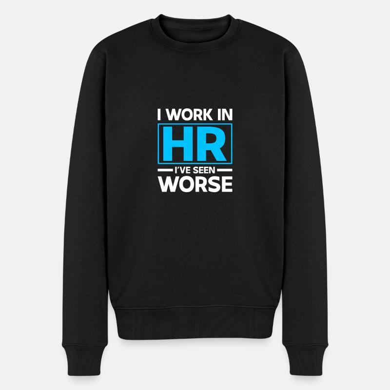 Responsable RH Ressources Humaines - Pull Premium bio Homme - noir
