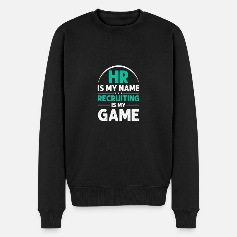Responsable RH Ressources Humaines - Pull Premium bio Homme - noir
