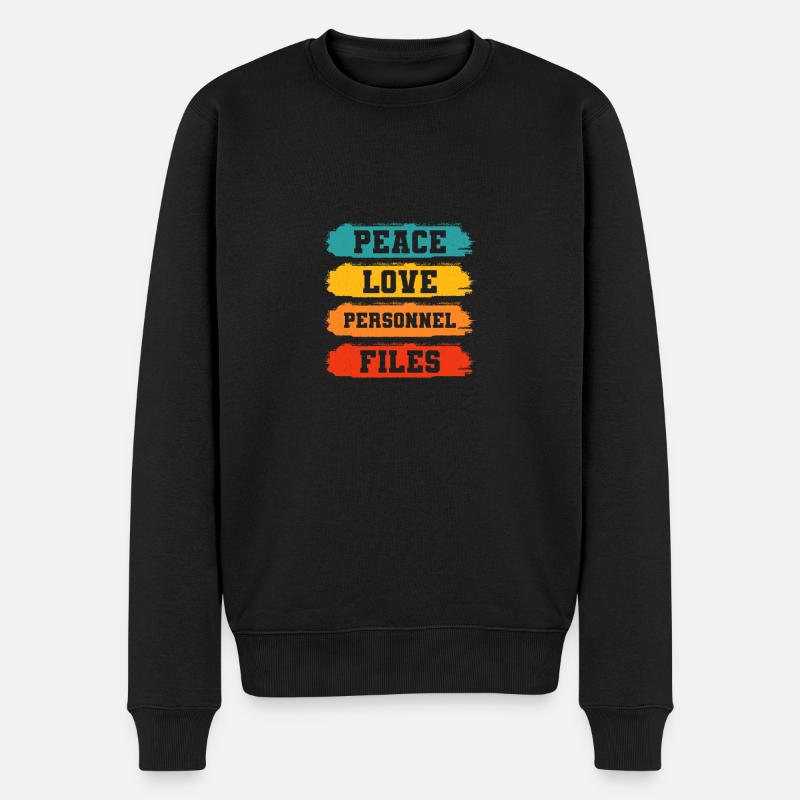 HR Managerin Personalwesen - Männer Premium Bio Pullover - Schwarz