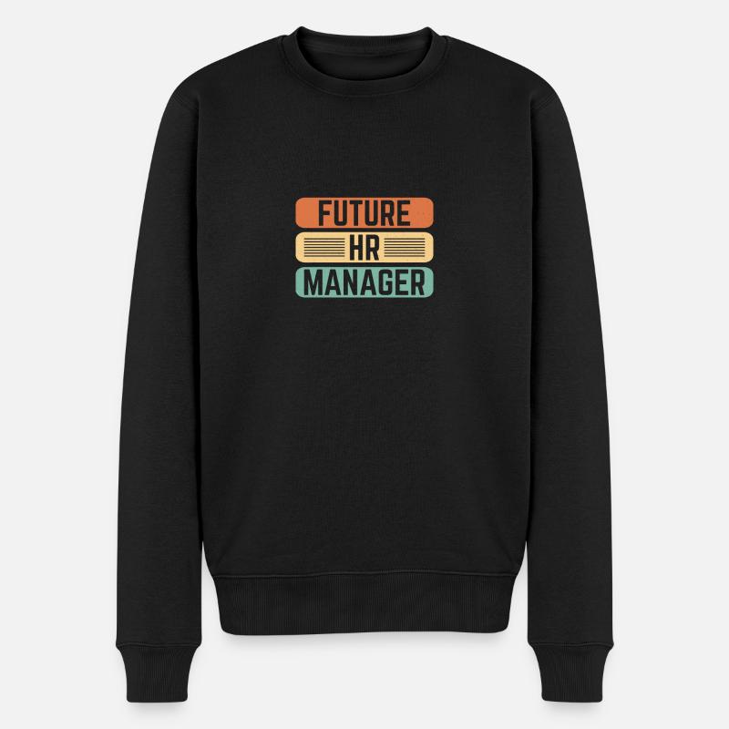 Responsable RH Ressources Humaines - Pull Premium bio Homme - noir