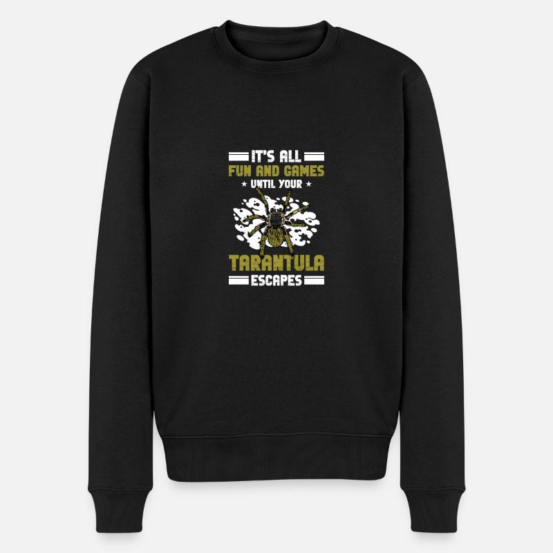 Spider Lovers Tarentula Propriétaires - Pull Premium bio Homme - noir