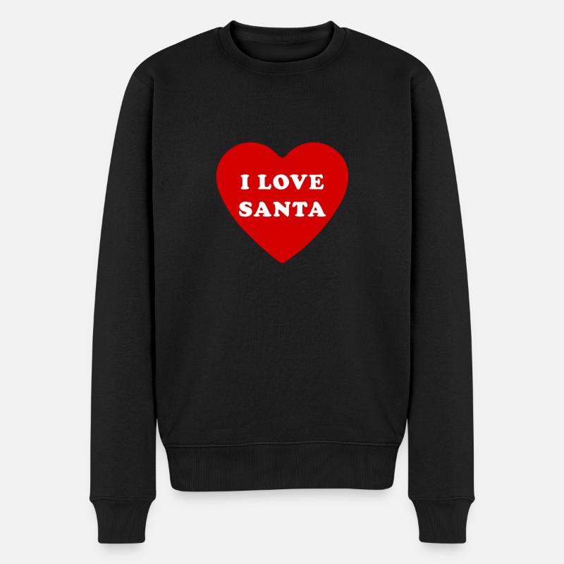 J’adore le Père Noël - Pull Premium bio Homme - noir