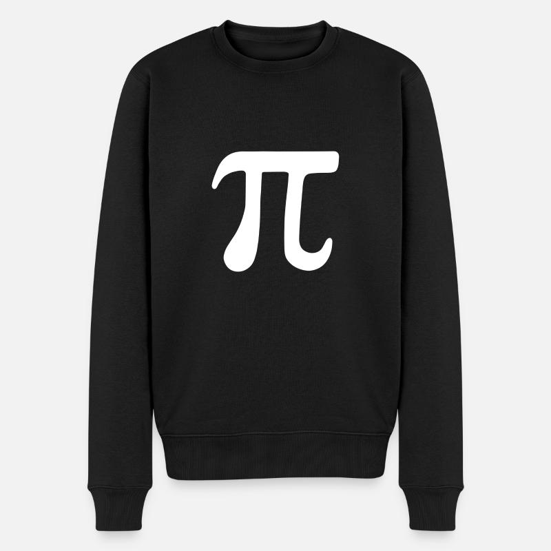 Math Pi symbol Pi - Men's Premium Organic Jumper - black