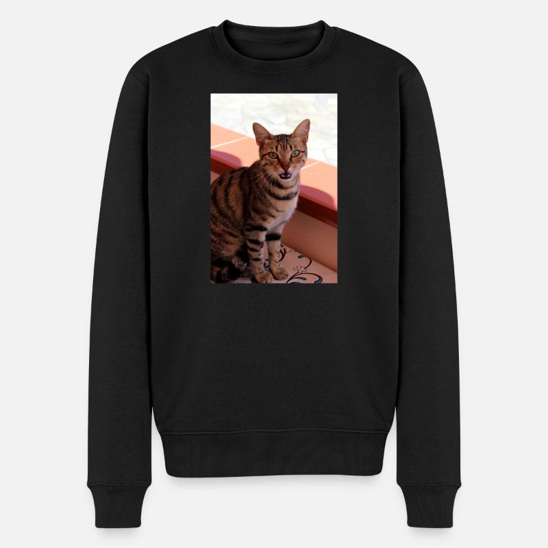 Chat - Pull Premium bio Homme - noir