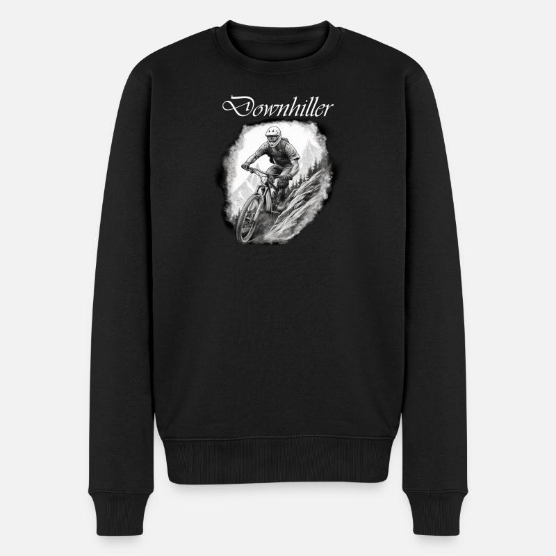 Descente blanche - Pull Premium bio Homme - noir