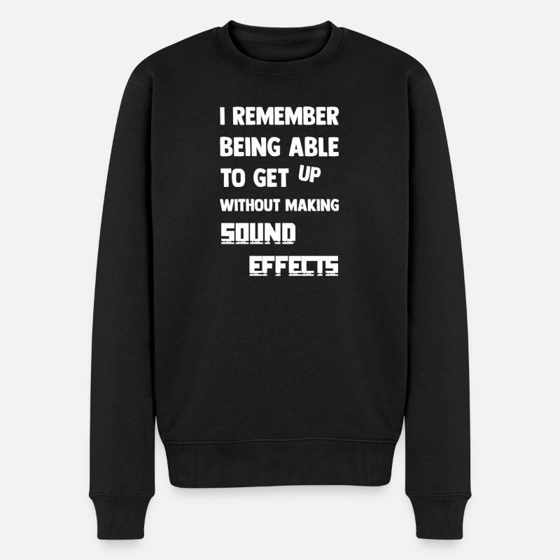 Effets sonores - Pull Premium bio Homme - noir