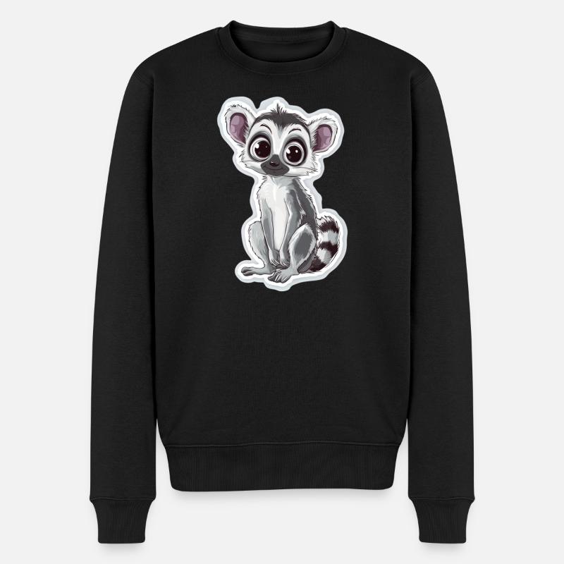 lémurien - Pull Premium bio Homme - noir