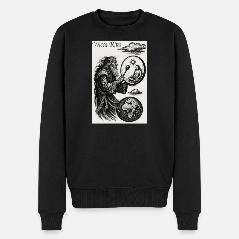 Wicca-Riten - Männer Premium Bio Pullover - Schwarz