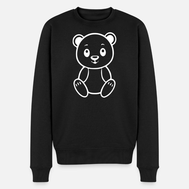 Ours Ours T-shirt Cadeau - Pull Premium bio Homme - noir