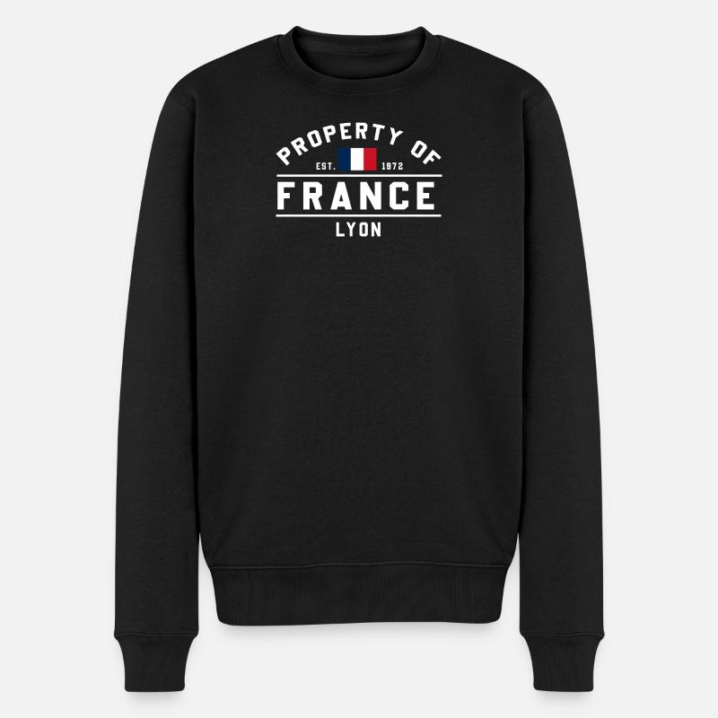 Droit immobilier Lyon 1872 - Pull Premium bio Homme - noir