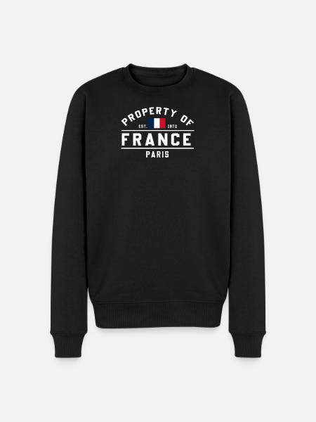 French Property Paris Art - Men's Premium Organic Jumper - black