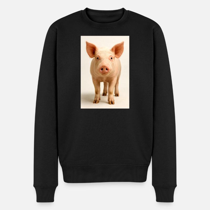 Cochon pastel - Pull Premium bio Homme - noir