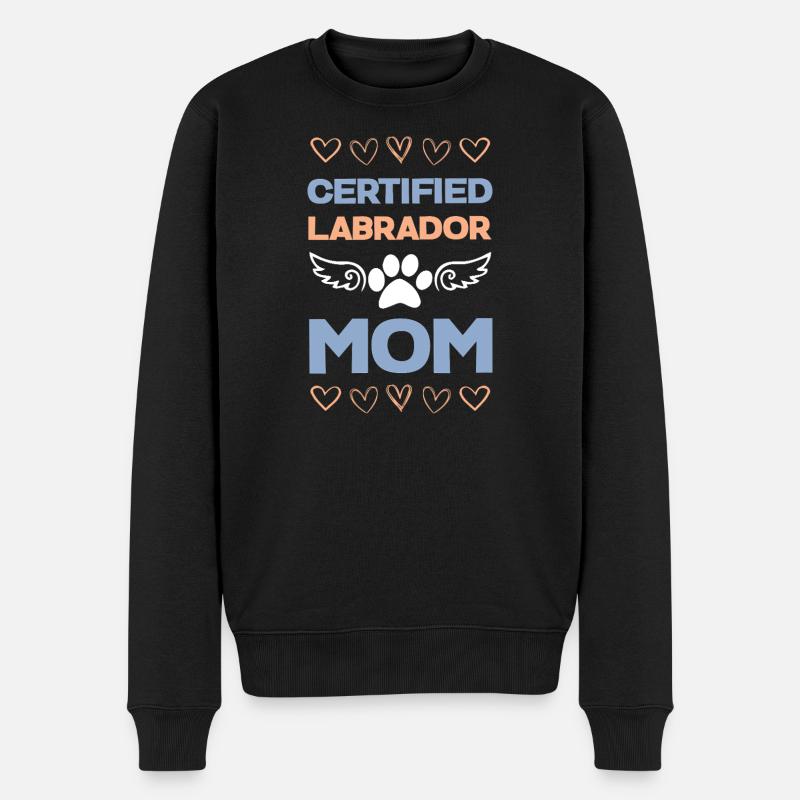 Maman certifiée Labrador - Pull Premium bio Homme - noir