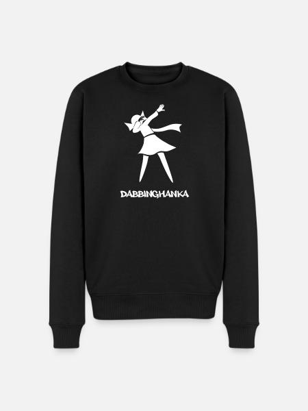 DABBING HANKA - Men's Premium Organic Jumper - black