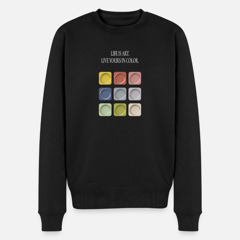 La vie, c’est de l’art - Pull Premium bio Homme - noir