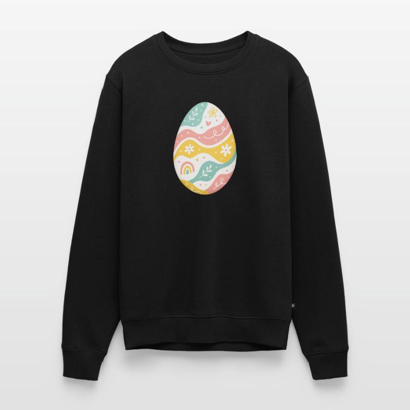 Pastel Easter Egg Pattern Men's Premium Organic Jumper