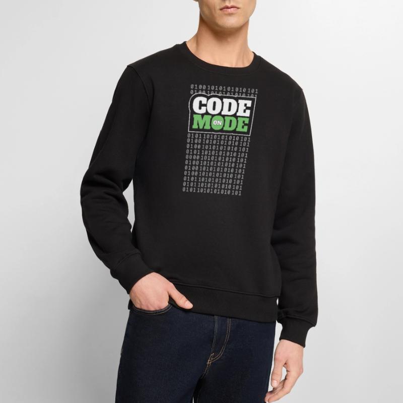 Codemodus An – Programmierung von Softwareentwickler Programmierer Männer Premium Bio Pullover