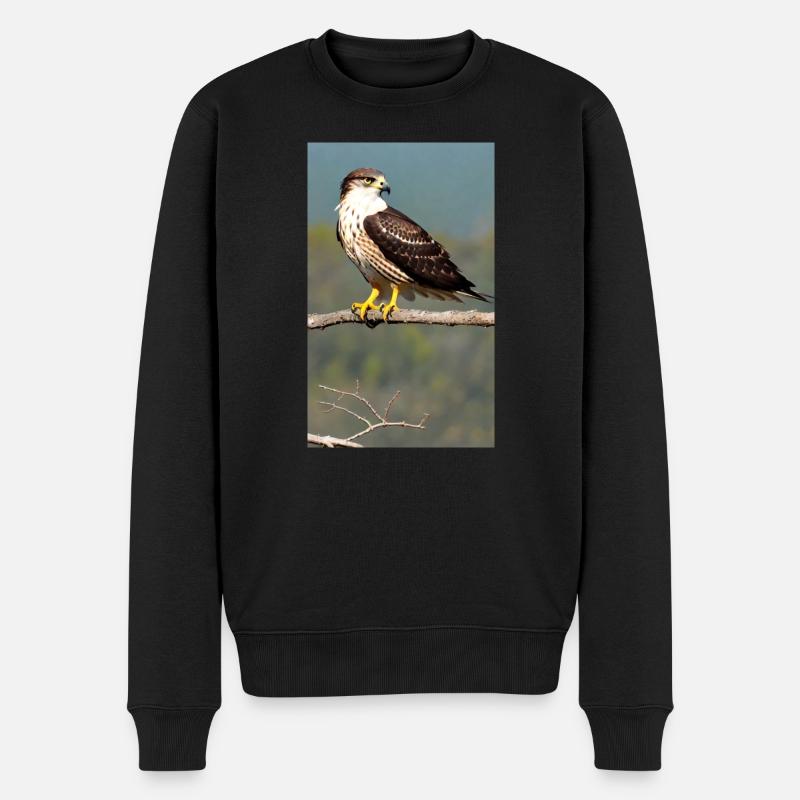 Aigle | Oiseaux | Liberté | Animaux - Pull Premium bio Homme - noir