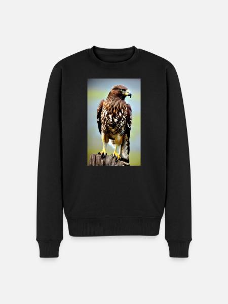 Eagle | Birds | Freedom | Animals - Men's Premium Organic Jumper - black