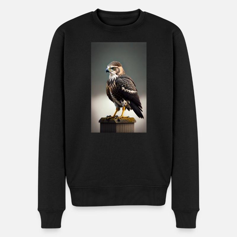Aigle | Oiseaux | Liberté | Animaux - Pull Premium bio Homme - noir