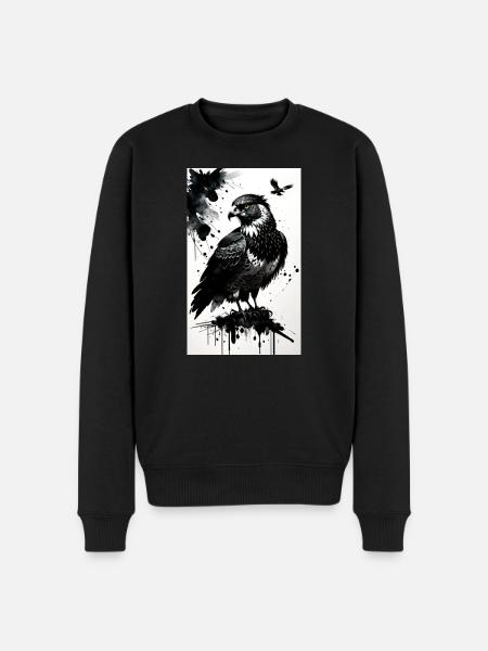 Eagle | Birds | Freedom | Animals - Men's Premium Organic Jumper - black