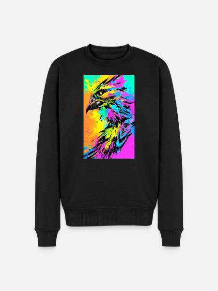 Eagle | Birds | Freedom | Animals - Men's Premium Organic Jumper - black