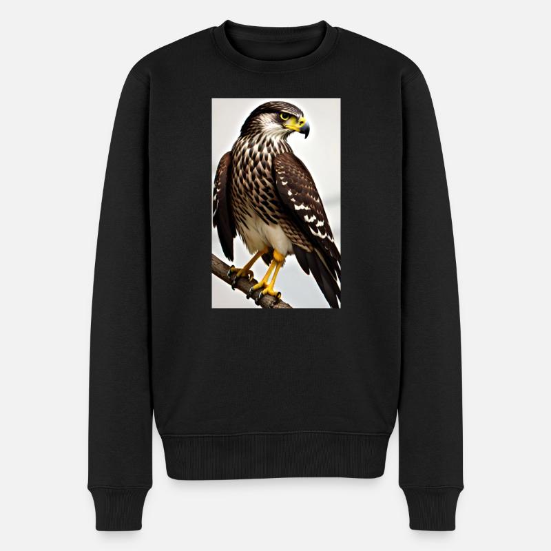 Aigle | Oiseaux | Liberté | Animaux - Pull Premium bio Homme - noir