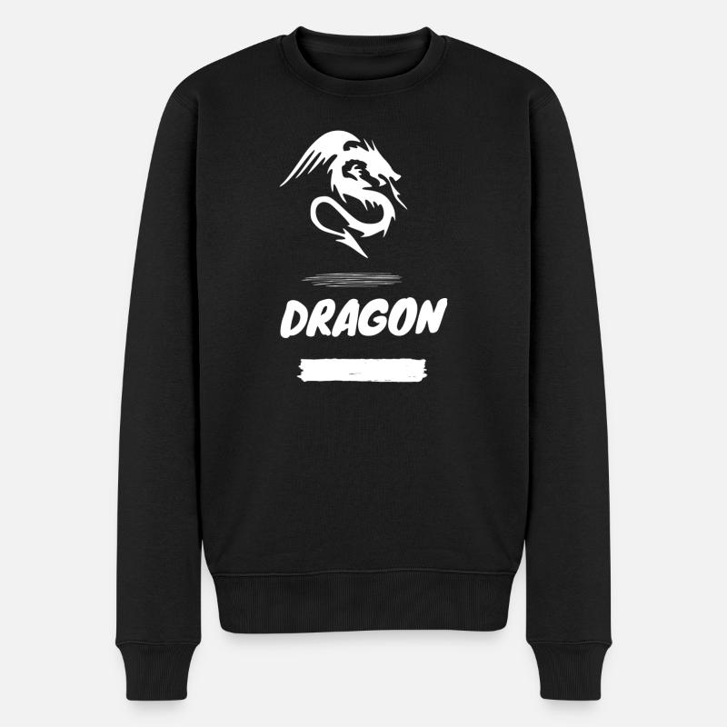 Dragon - Pull Premium bio Homme - noir