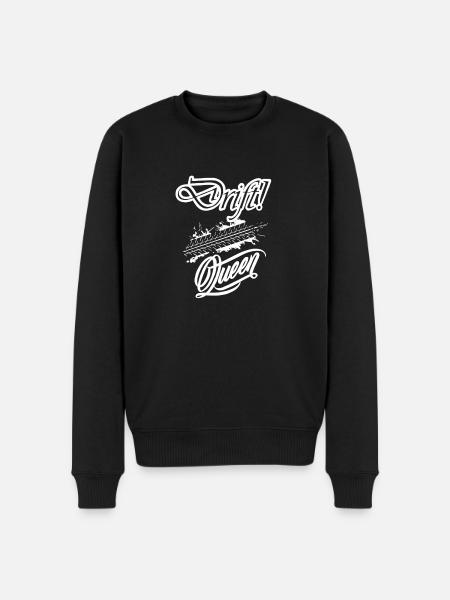 Drift Queen white - Men's Premium Organic Jumper - black