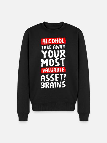 Beer withdrawal drunkard end - Men's Premium Organic Jumper - black