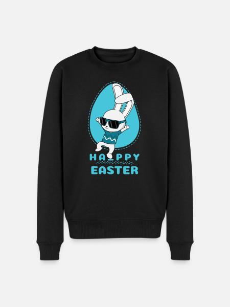 Happy Easter - Men's Premium Organic Jumper - black