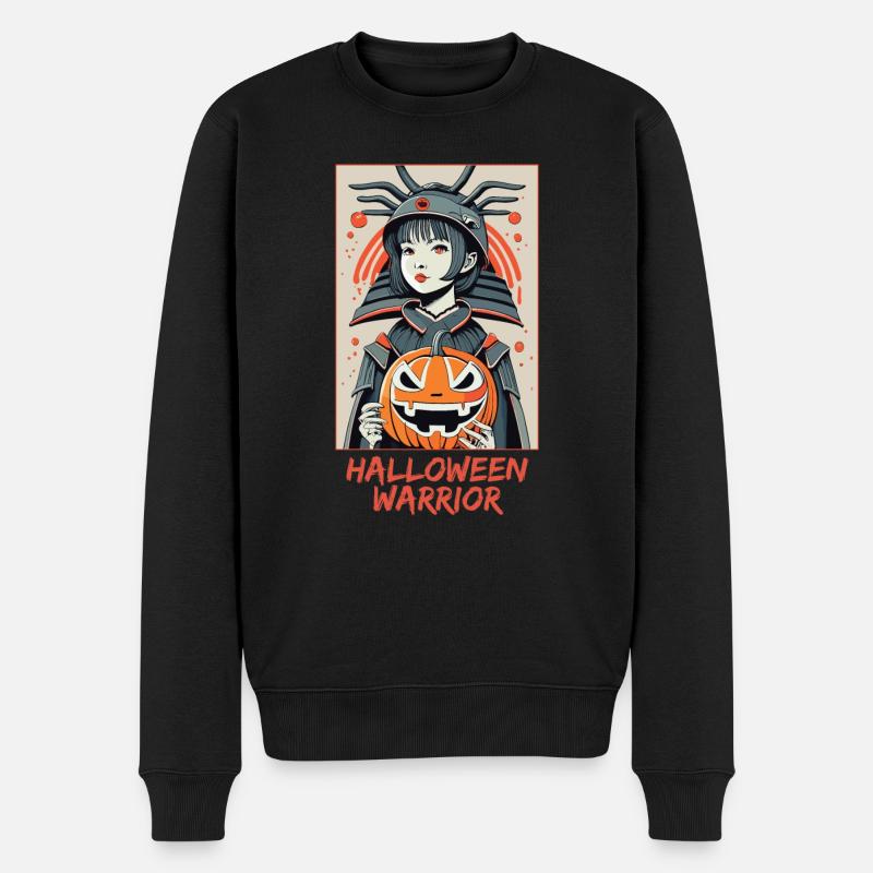 Guerrier d’Halloween - Pull Premium bio Homme - noir