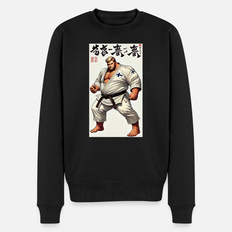 Karaté Finlandais MAÎTRE - Pull Premium bio Homme - noir