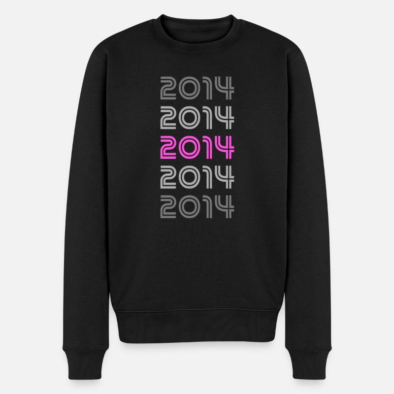 Pink 2014 - Männer Premium Bio Pullover - Schwarz